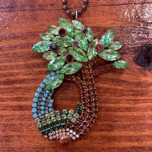 Vintage Tree of Life Prong Set Necklace